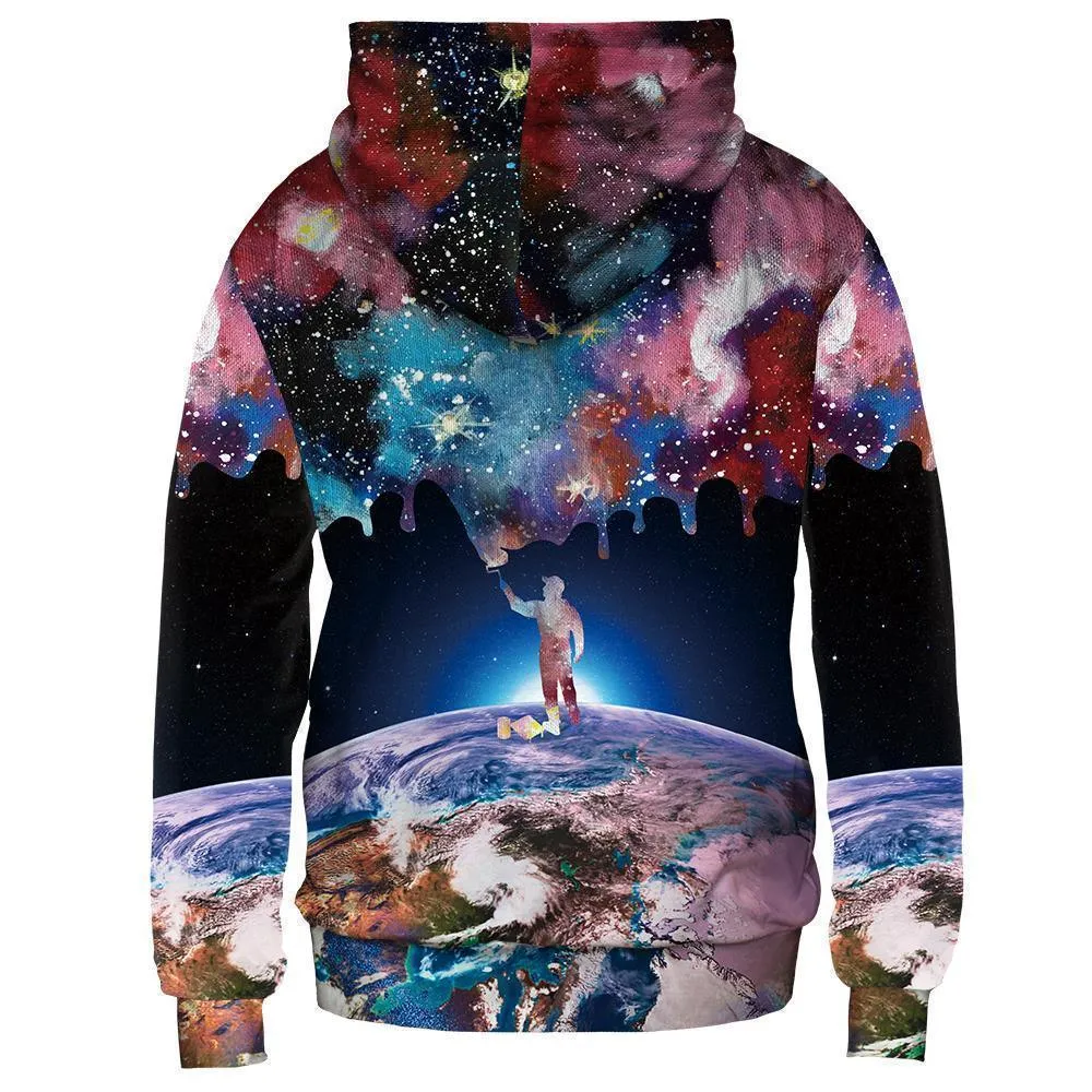 3D Hoodie Galaxy Space Hip Hop Hoodie UNISEX