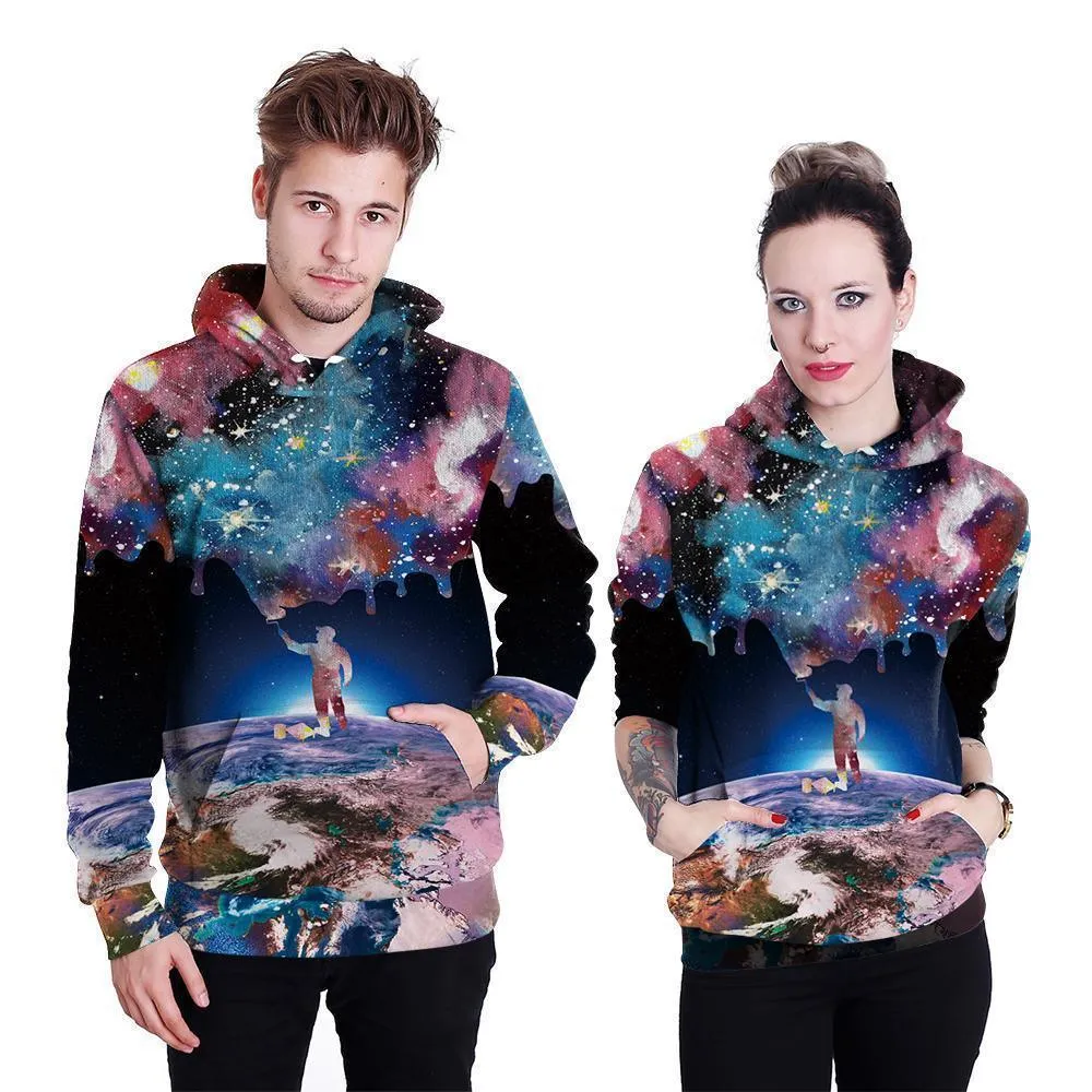 3D Hoodie Galaxy Space Hip Hop Hoodie UNISEX