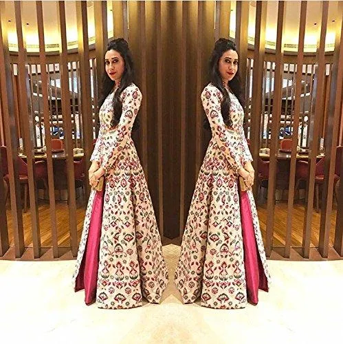 Aarna Fashion's New gowns for women party wear lehenga choli for women party wear salwar suits for women stitched dress materials for women navratri special Long Gown Printed gown