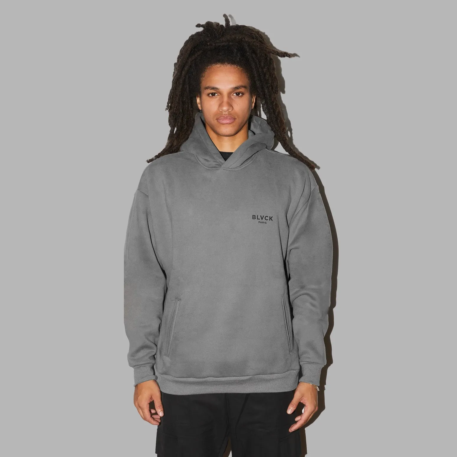 Blvck Hoodie grey