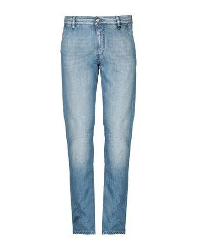 Canali Man Denim trousers Blue 32 waist