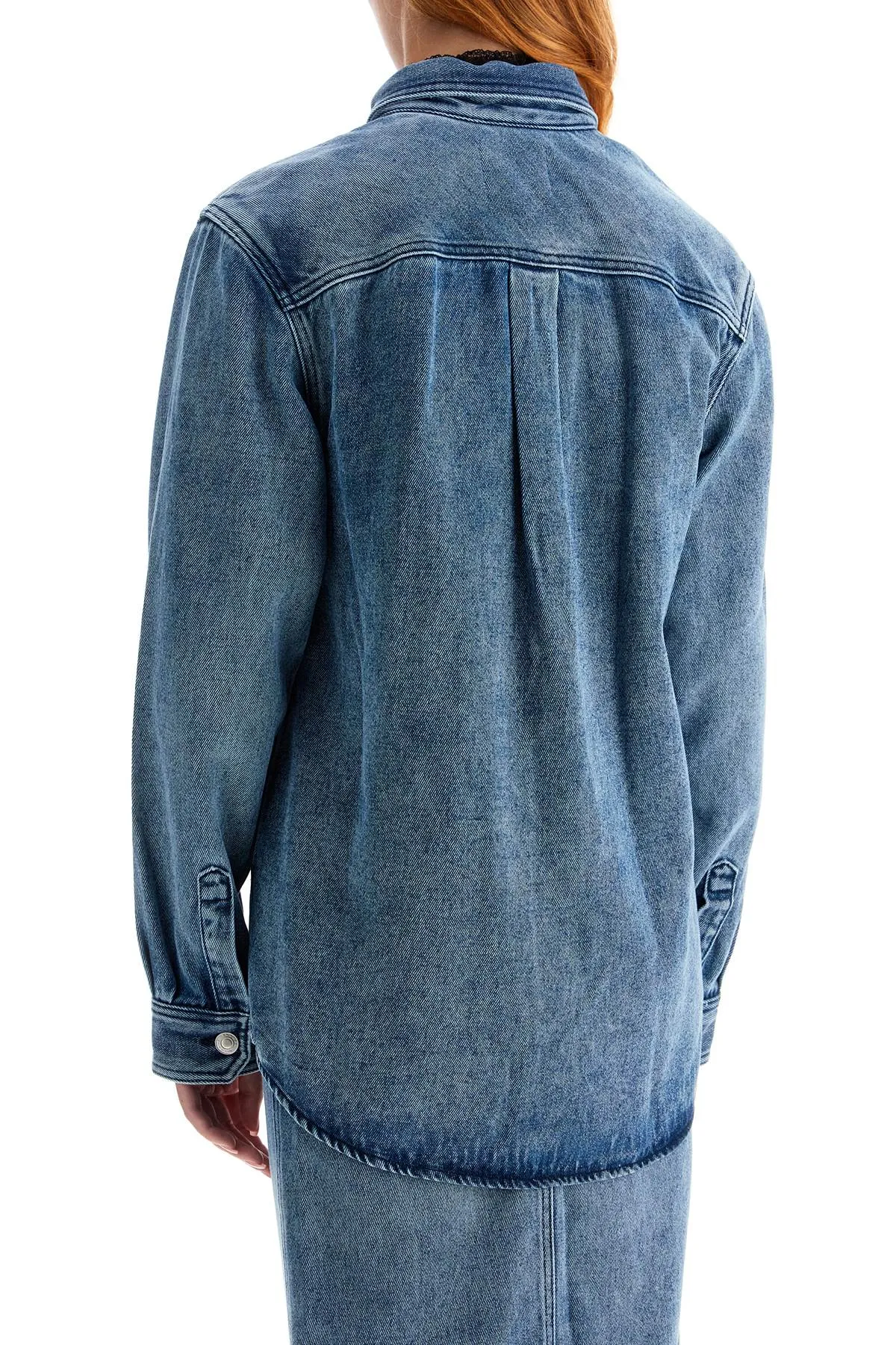 denim talbot button-up