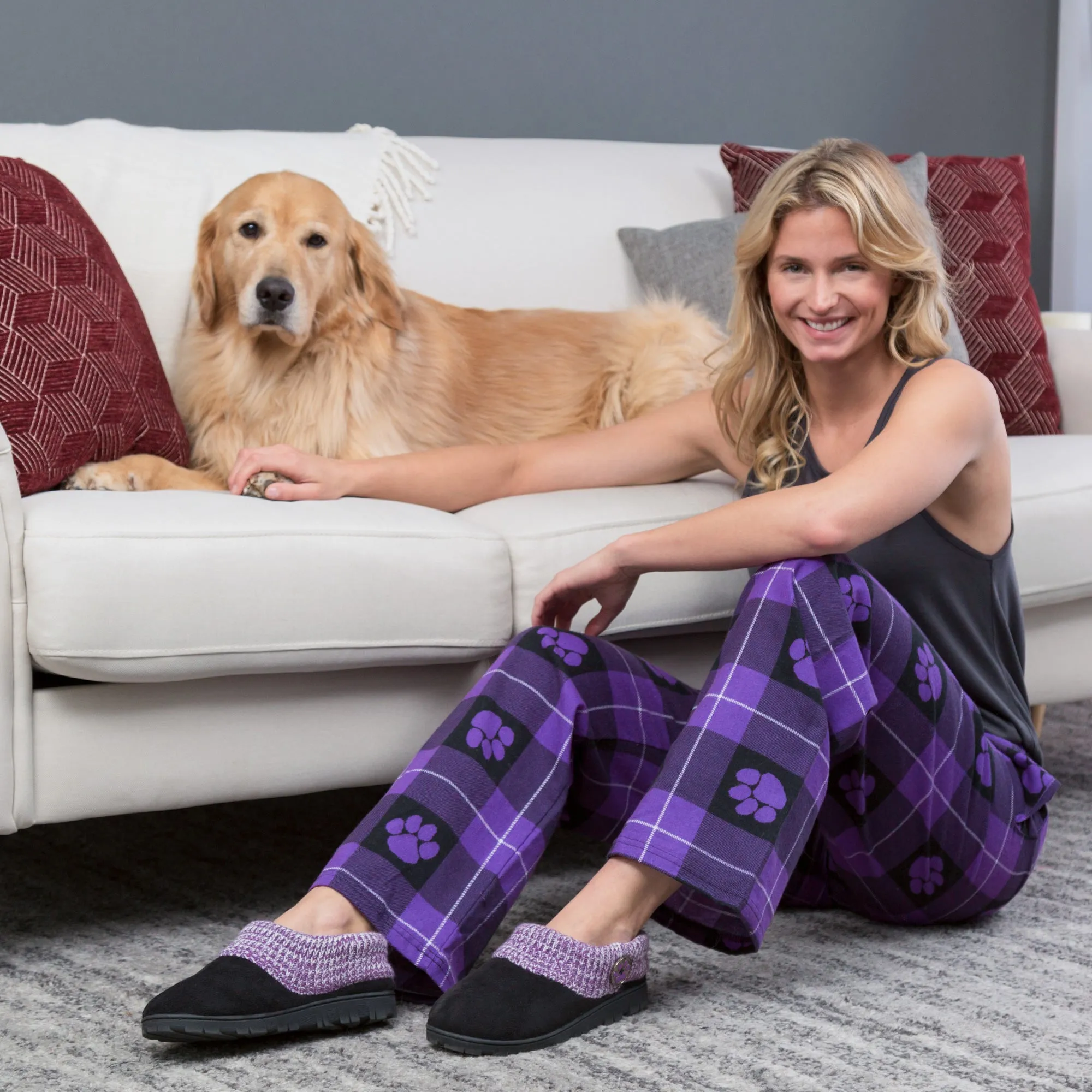 Flannel Paw Lounge Pants