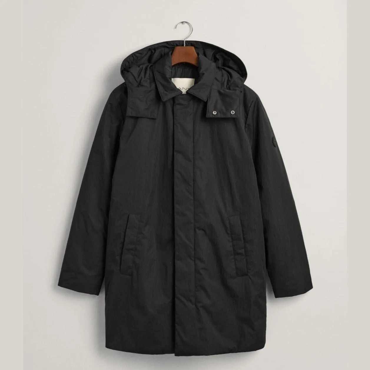 GANT Padded Car Coat in Black