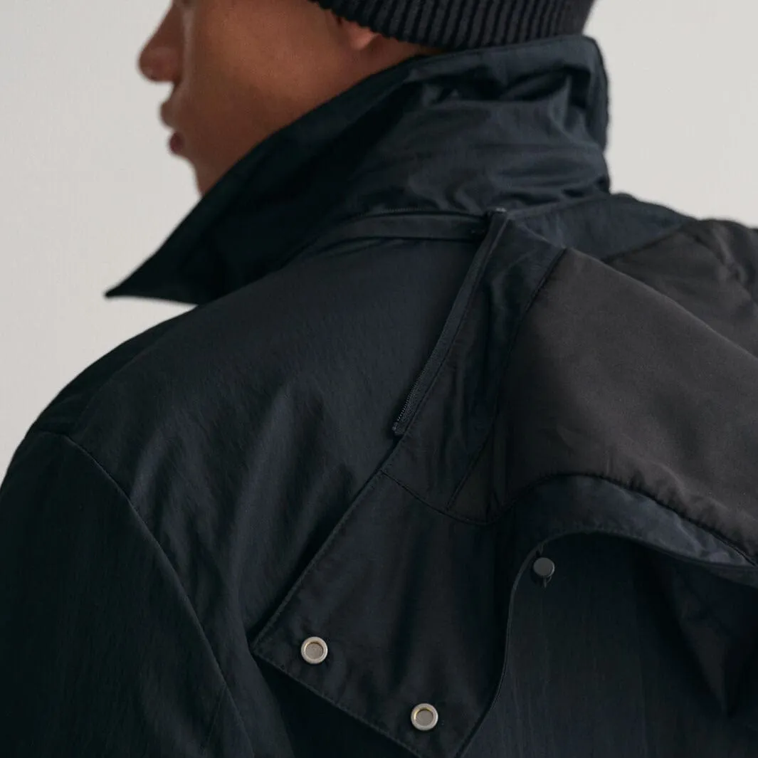 GANT Padded Car Coat in Black