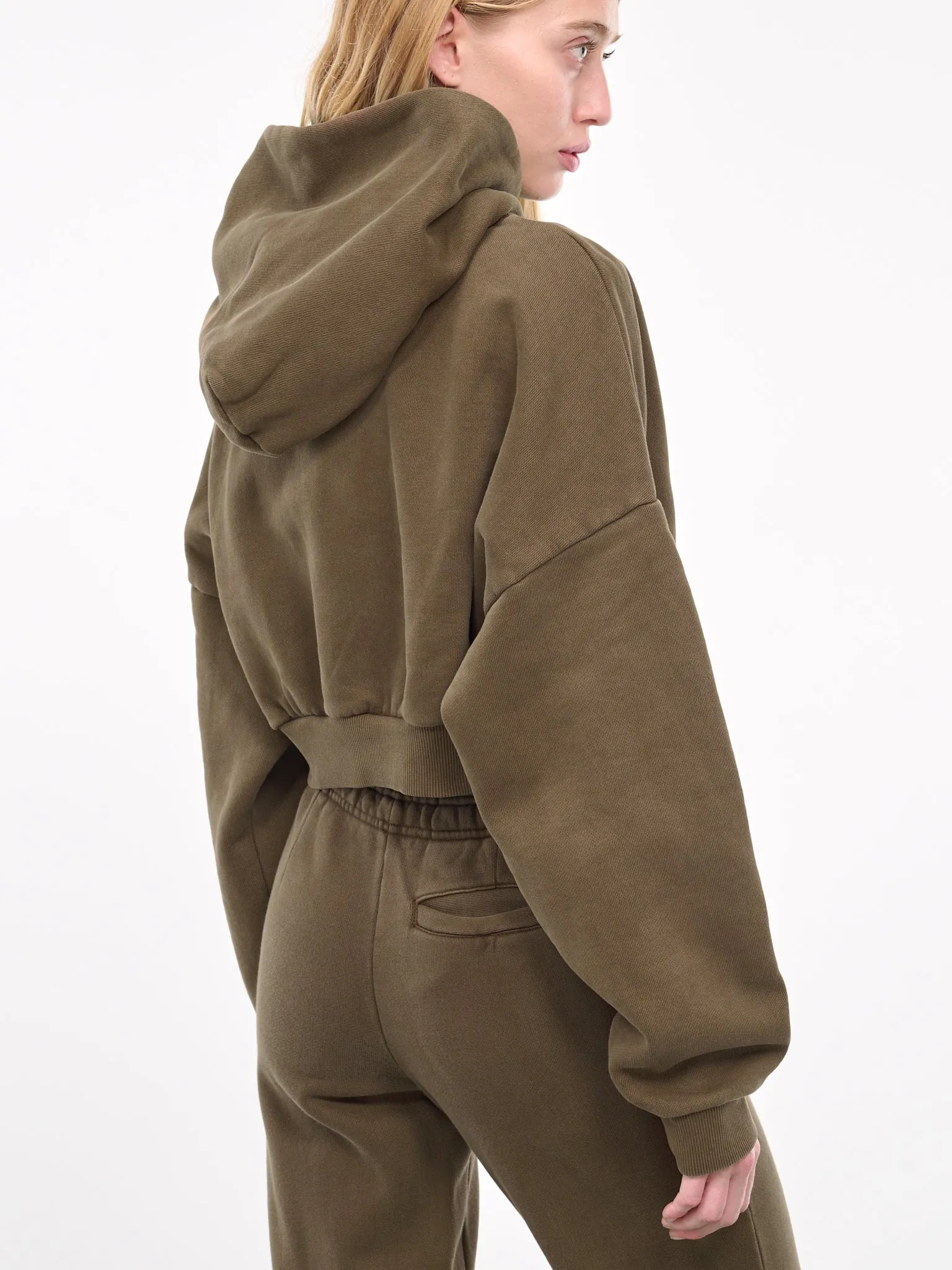 Heavy Cropped Hoodie (ES2392BT-BRUNETTE)