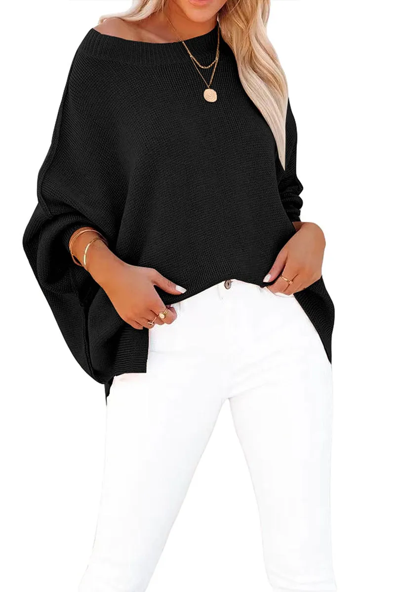 HWS1130 Luxe Layer Oversized Sweater