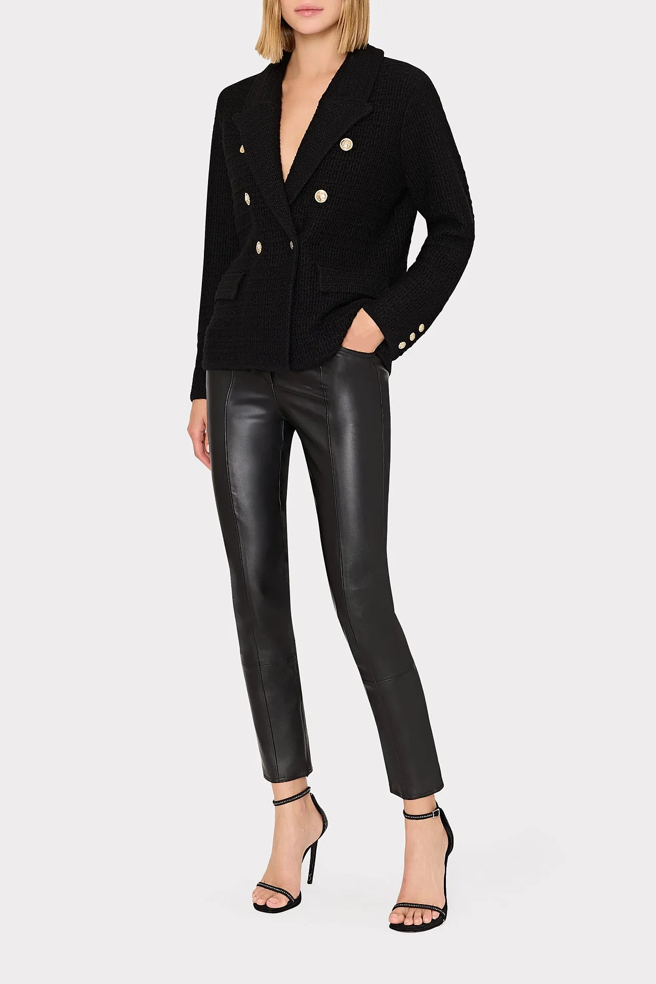 Kimmie Textured Knit Blazer