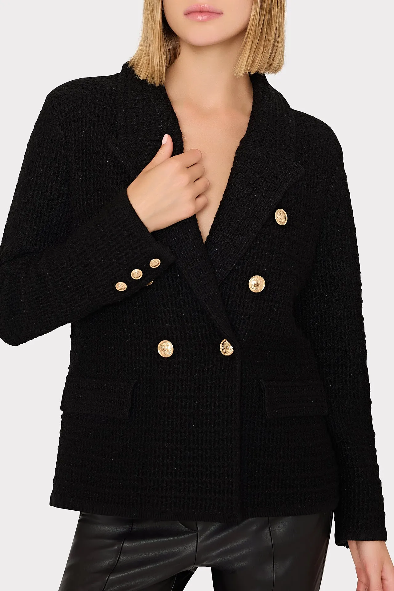 Kimmie Textured Knit Blazer