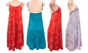 Low Back Tie Dye Relaxed Shift Dress