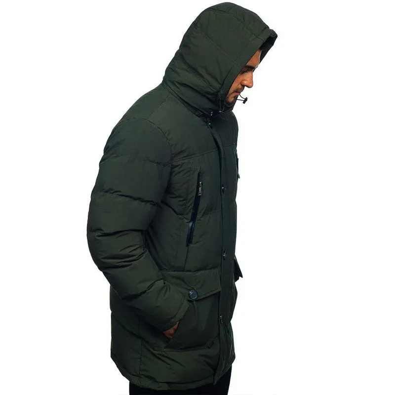 Men's Winter Thickening All Weather Coats Fitted Coats