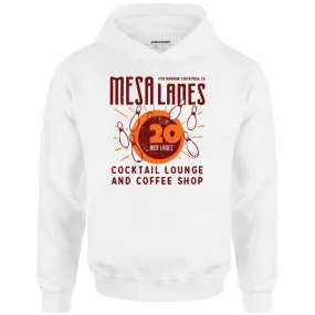 Mesa Lanes - Costa Mesa, CA - Vintage Bowling Alley - Unisex Hoodie