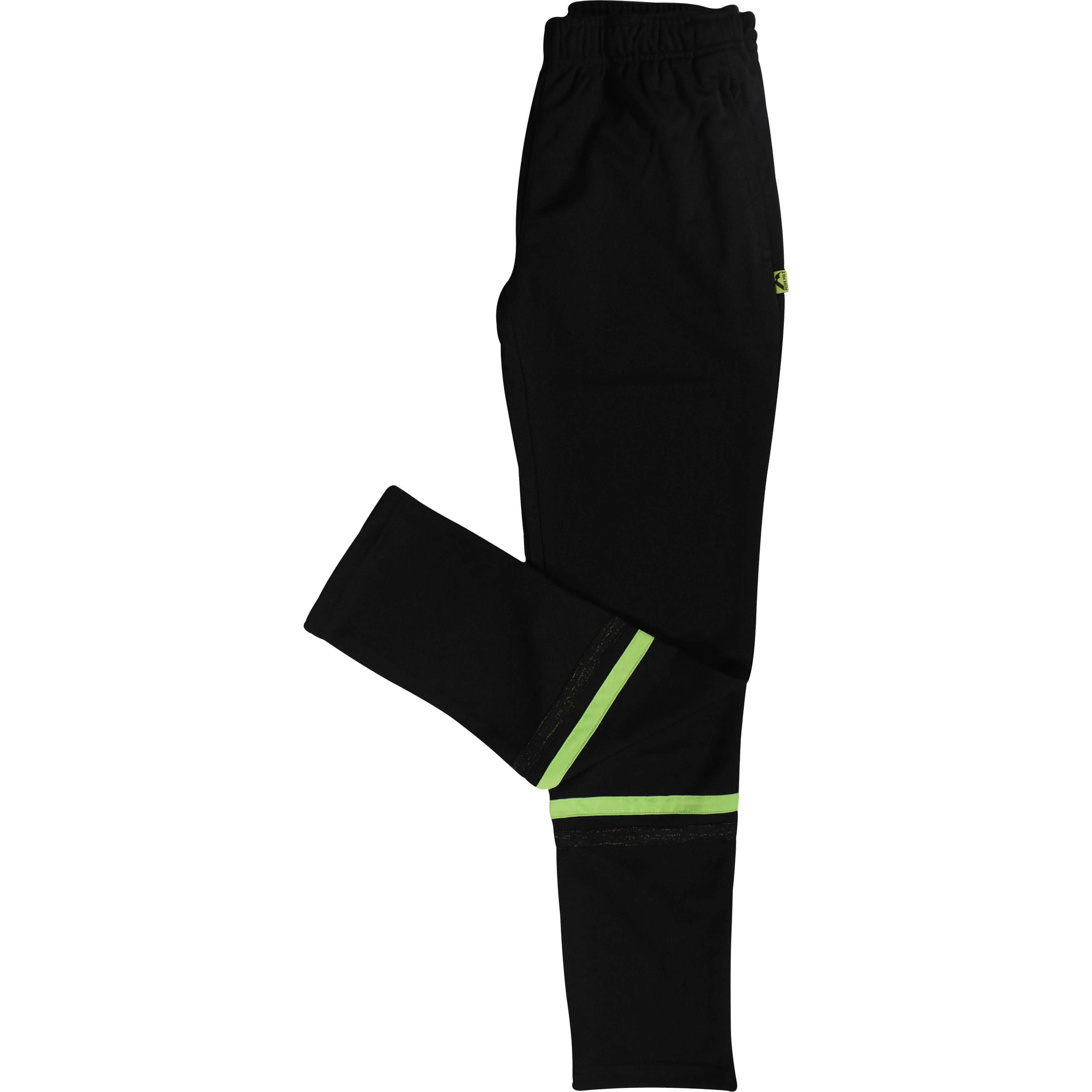 More Mile Slim Fit Boys Training Pants - Black