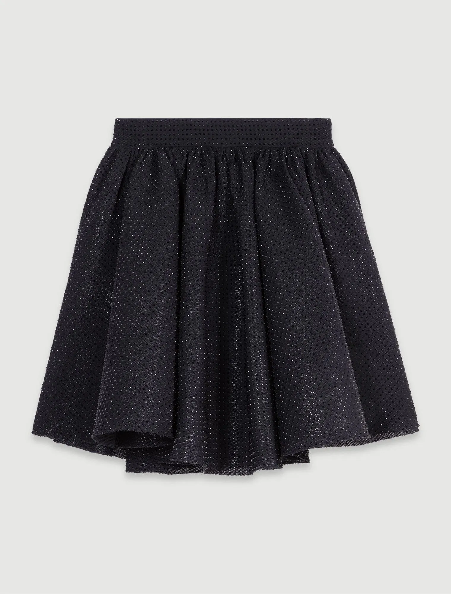 Short Full Rhinestone Skirt