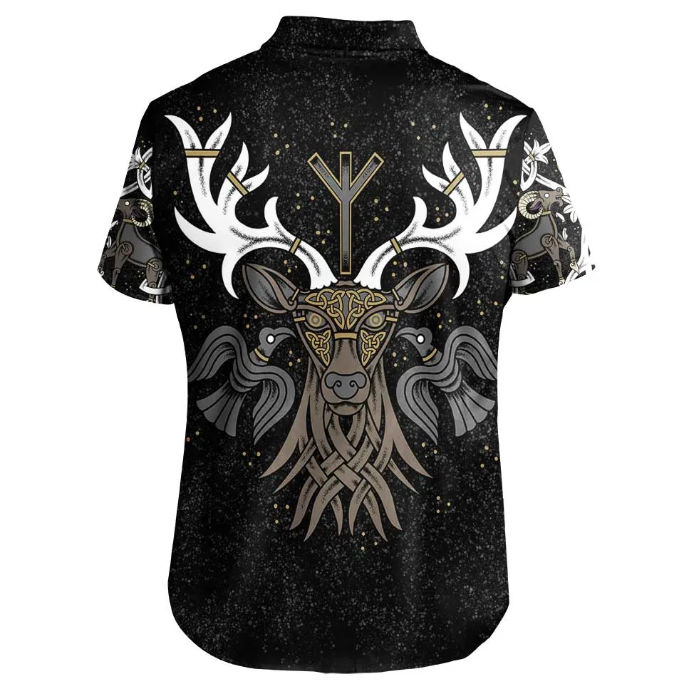 Stag of Valhalla Button Up Shirt