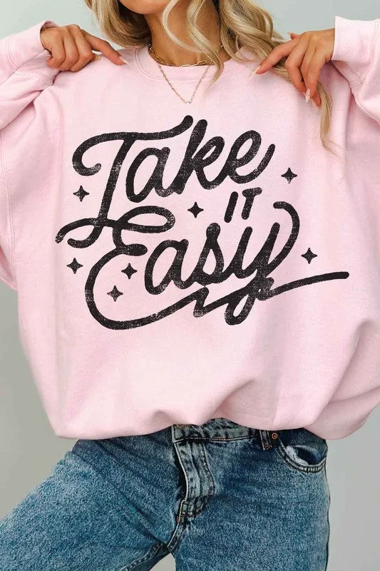 TAKE IT EASY OVERSIZED SWEATSHIRT - Online Exclusive