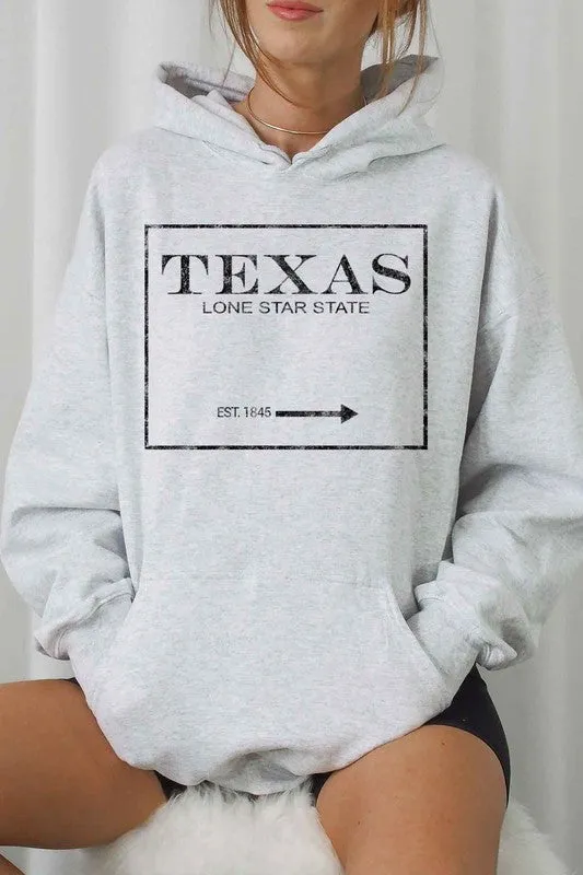 TEXAS LONE STAR STATE GRAPHIC HOODIE