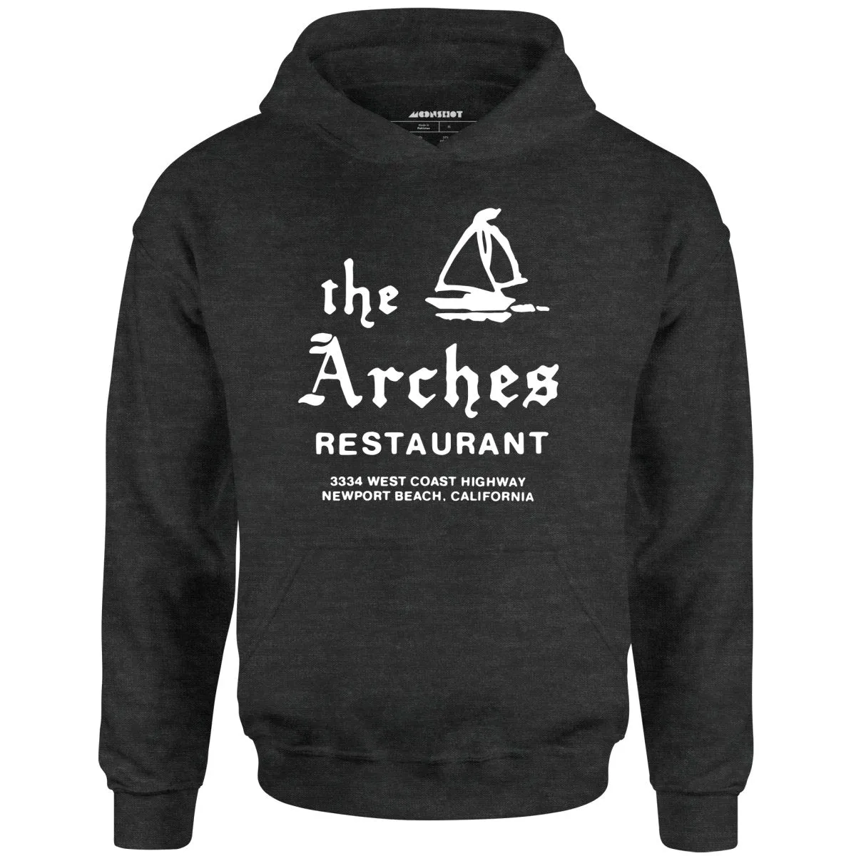 The Arches - Newport Beach, CA - Vintage Restaurant - Unisex Hoodie