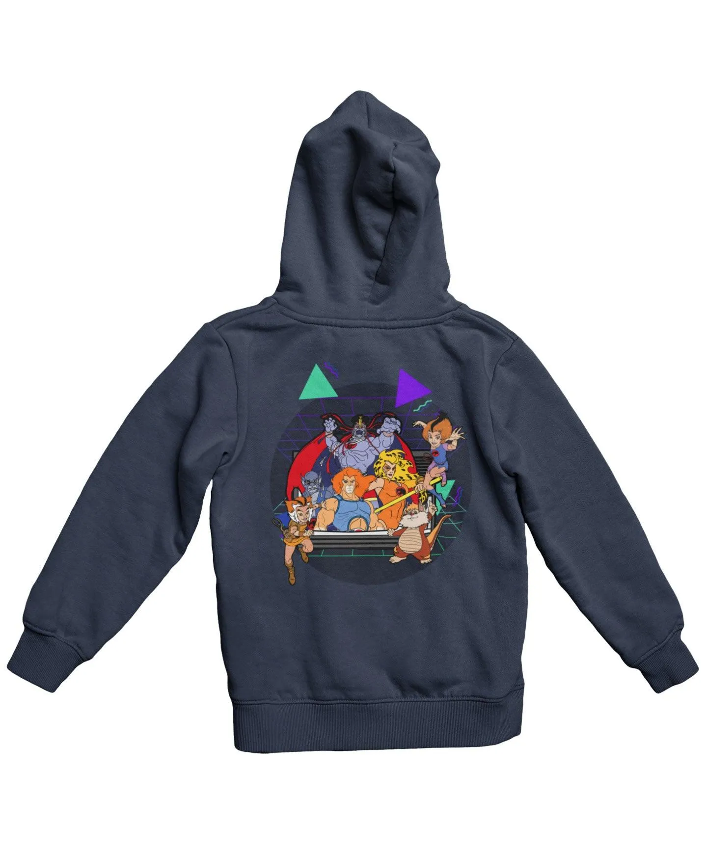 Top Notchy TV Toon Number 4 Back Printed Hoodie