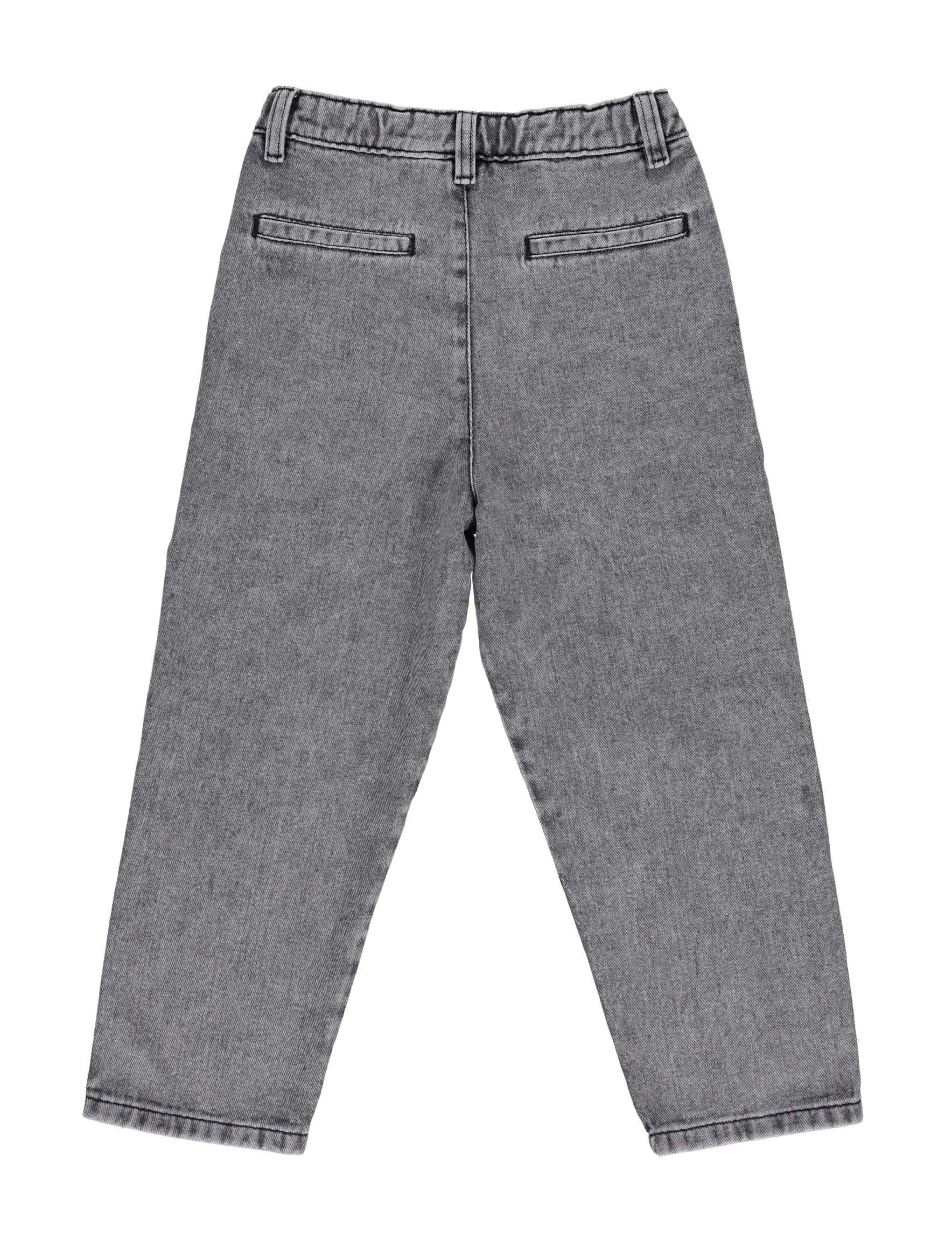 Vintage Washed Denim Trousers