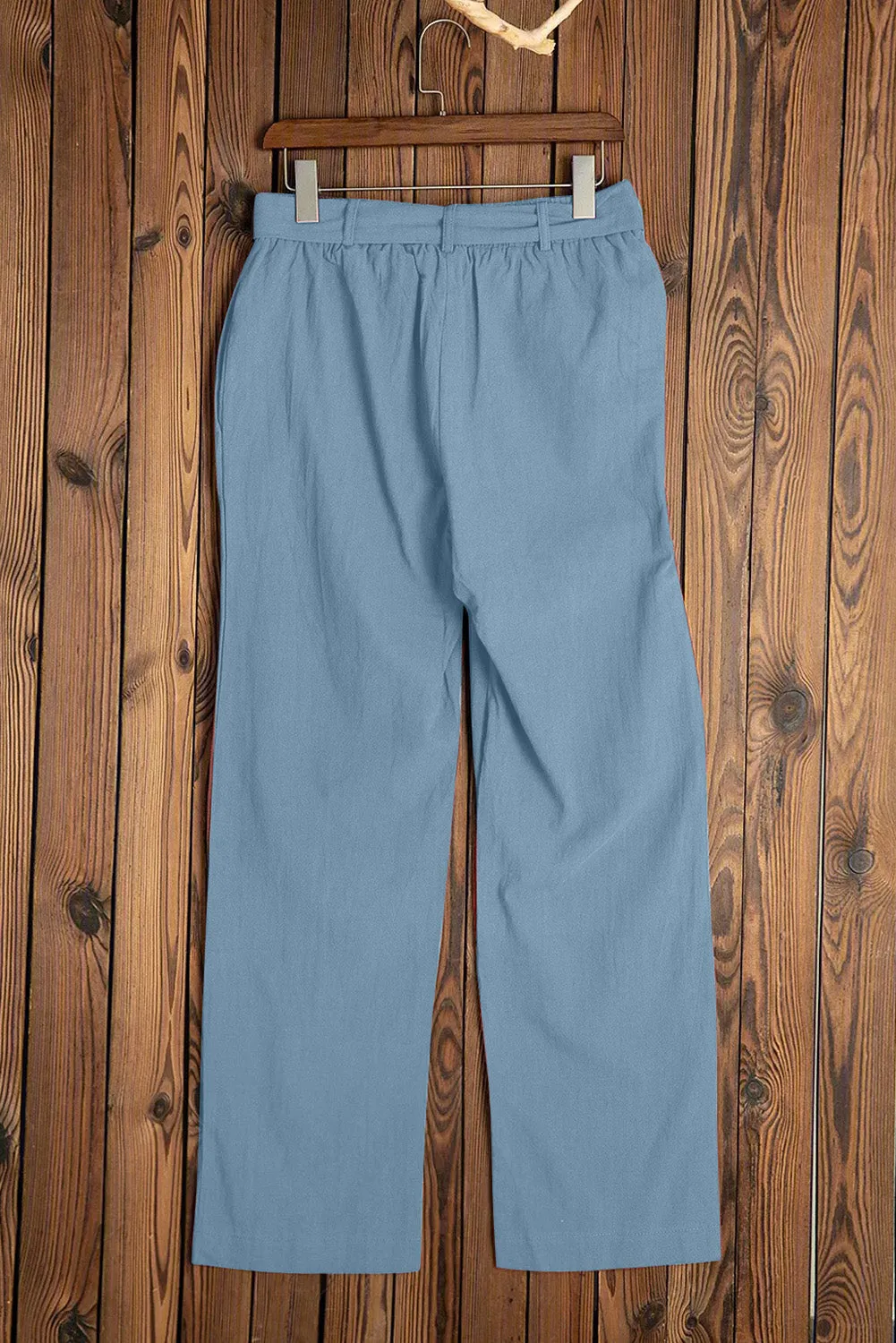 Women's Classic Wide Leg Pants With Drawstring