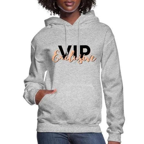 Womens Hoodie - Pullover Hooded Sweatshirt - Graphic/vip Exclusive