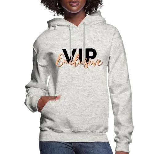 Womens Hoodie - Pullover Hooded Sweatshirt - Graphic/vip Exclusive