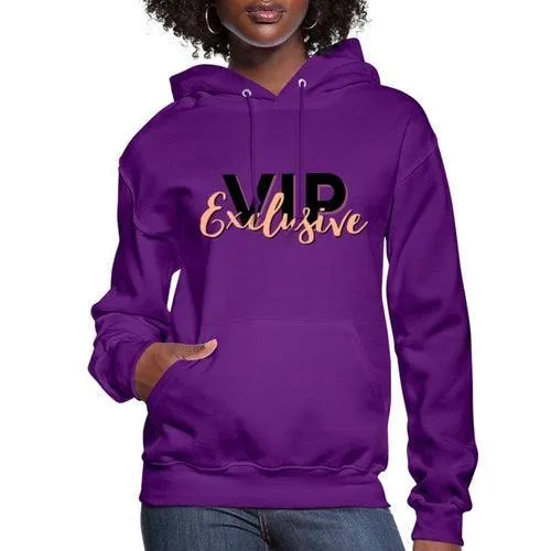 Womens Hoodie - Pullover Hooded Sweatshirt - Graphic/vip Exclusive